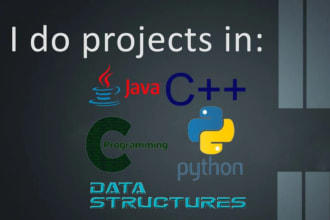 do js, java python mysql, c programming tasks, projects