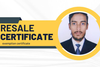 create resale certificate and seller permit in all USA states