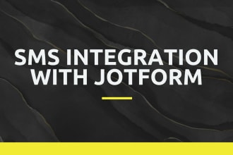 integrate SMS notification with your jotform