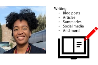 write an article, blog post, summary, etc