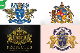 design coat of arms, family crest logo