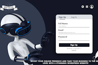design best and good website for your business