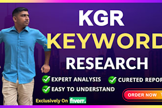 do kgr keyword research for your website that will rank