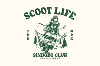 do hand drawn retro vintage t shirt design