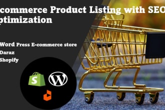do bulk product listing on shopify and wordpress store