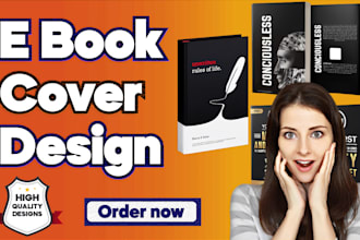 design book cover, ebook cover and workbook design