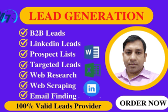 do b2b lead generation and build targeted contacts list