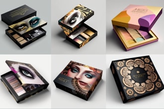 design makeup eyeshadow palette cosmetics product packaging