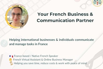 be your french assistant and trusted contact in france