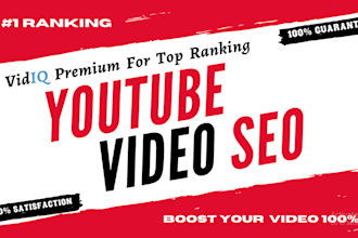 do mind blowing youtube video SEO with vidiq to rank on top