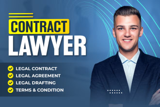write and review legal contract, agreement, legal drafting, nda, llc operating