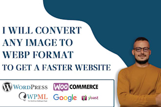 optimize css, js and compress any website image ,webp