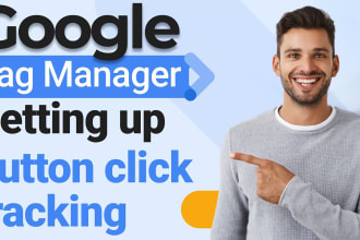 setup button tracking using google tag manager and analytics