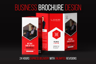 design business brochure flyer newsletter within 24 hours