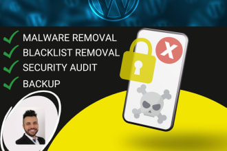 fix wordpress website malware removal, security, hacked