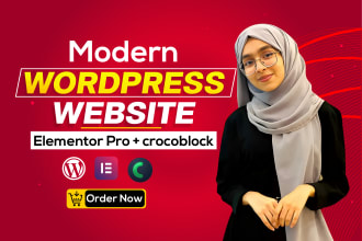 build dynamic and  cusotm website using crocoblock and elemntor pro