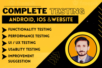 do manual QA of your website testing and mobile app testing