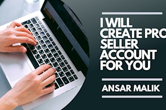 create professional and winning amazon seller account for you
