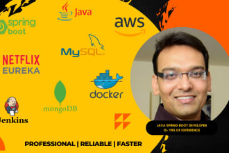 complete java, spring boot, spring jdbc, rest projects