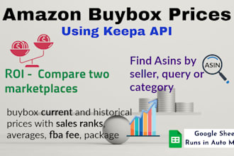 auto download amazon buybox data through keepa API in google sheet