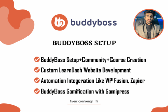 setup buddyboss with leanrdash and create online courses community