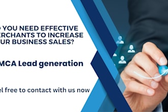 provide you real time generate mca leads