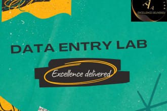 data entry and business presentation and document processing