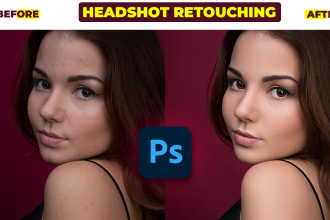 high quality headshot and portrait retouching for personal and business use