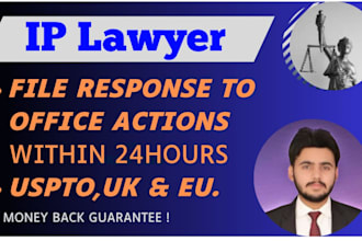 response to office actions in uspto and uk