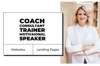 design coaching website for business coach consulting life coach website