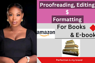 professionally edit , proofread , and format your book