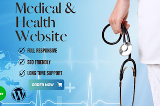 design doctor, dentist, health,clinic,medical website quick