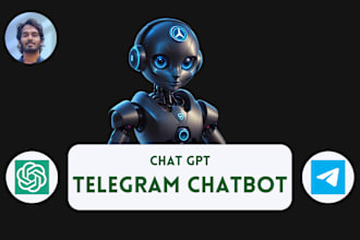 make an open ai gpt model integrated telegram bot ai agent