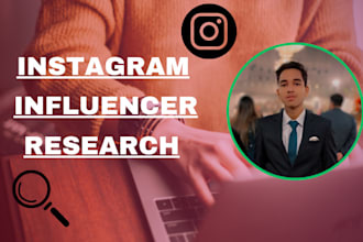 research and find best instagram influencer for your niche