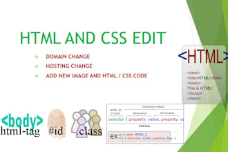 design website by HTML, CSS, javascript