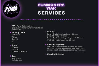 optimize your account on any summoners war content you need