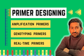 design primers for all kind of pcr experiments