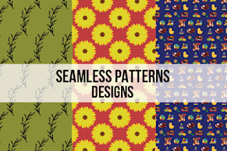 design seamless repeat vector patterns for any custom print