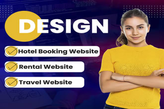 build hotel booking website and rental travel wordpress website