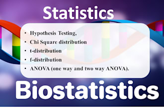 do project and tasks of statistics, clinical statistics, biostat