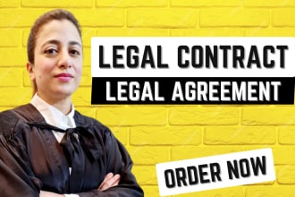 write legal contract, legal agreement, and legal writing