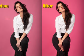 do ecommerce product photo editing and image retouching