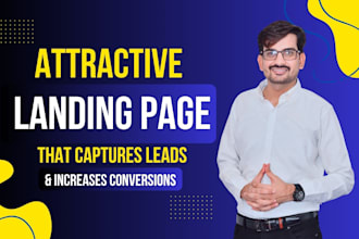 create a sales focused landing page design with elementor