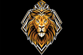 make professional lion logo design