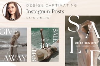 design captivating instagram posts and stories