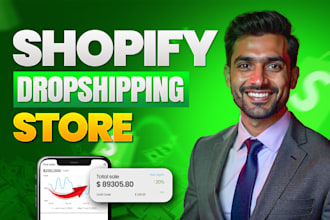 build shopify dropshipping store, shopify ecommerce website, build shopify store