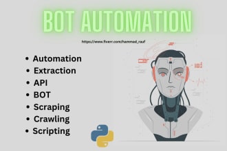 make python bots, browser automation and scrapers