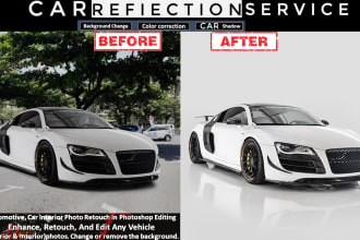 automotive car background remove car photo editing image cut out and retouching