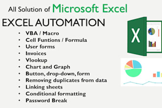 be your excel specialist performing excel formulas and reports