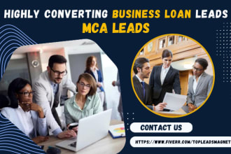 generate business loan leads mca leads merchant cash leads mca lead funnel